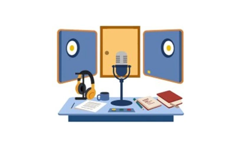 DNAC Media Production Studio and podcast workstation