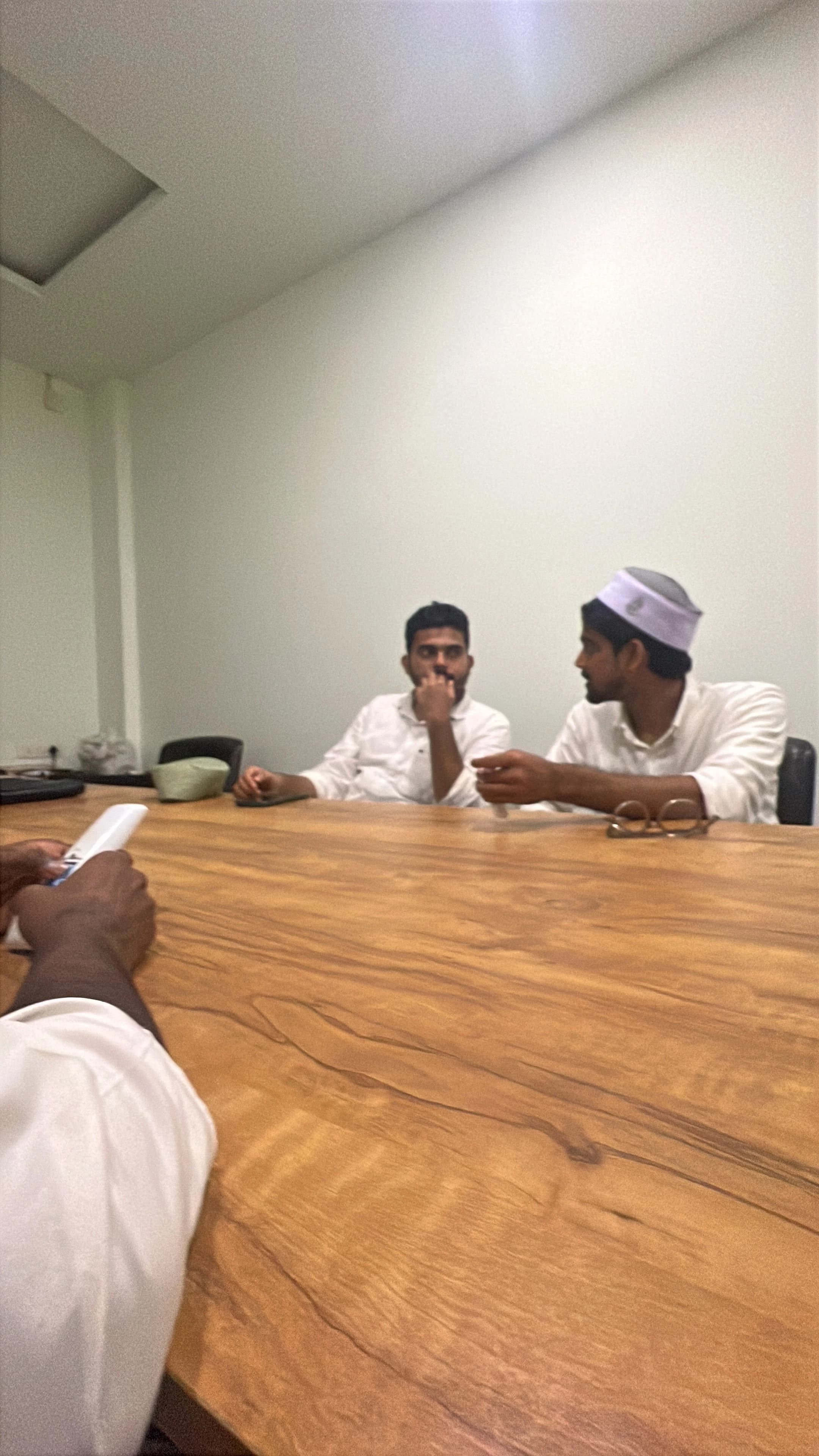Media Controllers Muhsin Hudawi and Shanif Hudawi during media planning